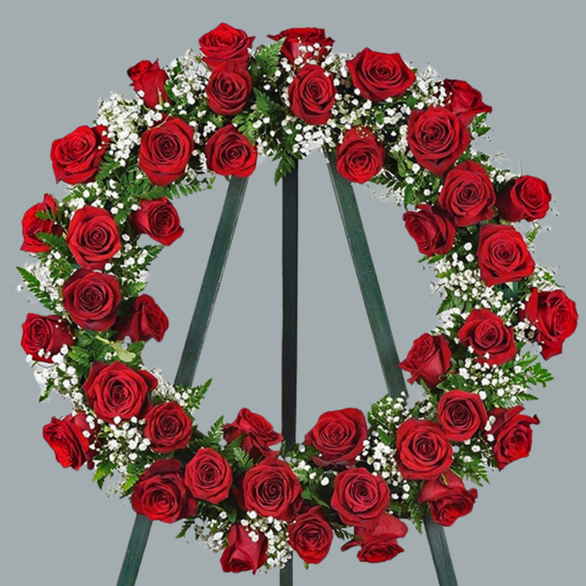 Everlasting Rose Tribute Standing Wreath