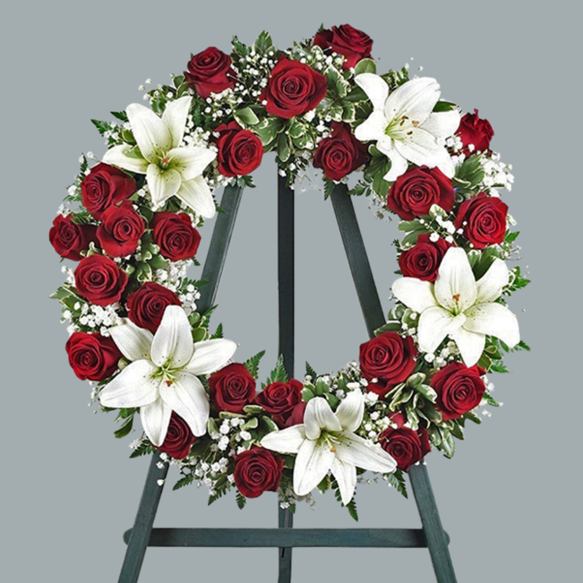 Timeless Devotion Standing Wreath