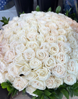 151 White Roses Bouquet
