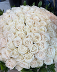 151 White Roses Bouquet