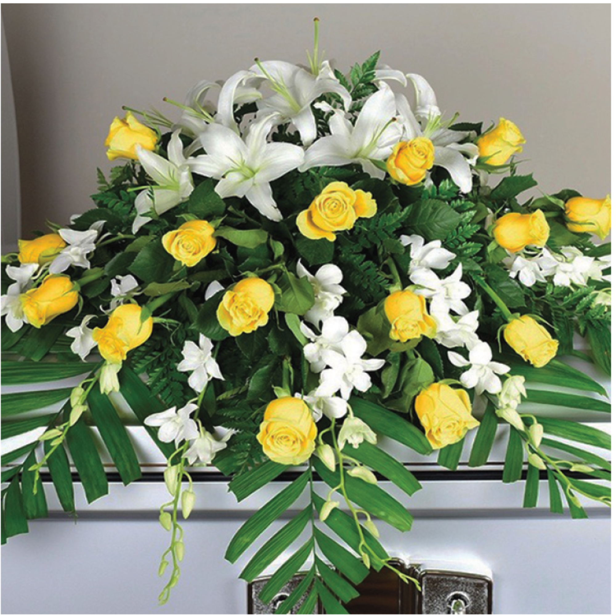 Restful Serenity Casket Spray