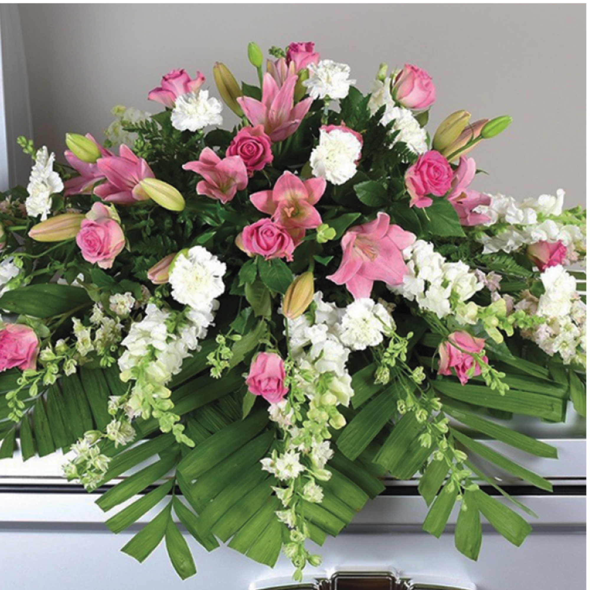 Whispered Goodbyes Casket Spray
