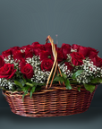 Midnight Romance Flower Basket