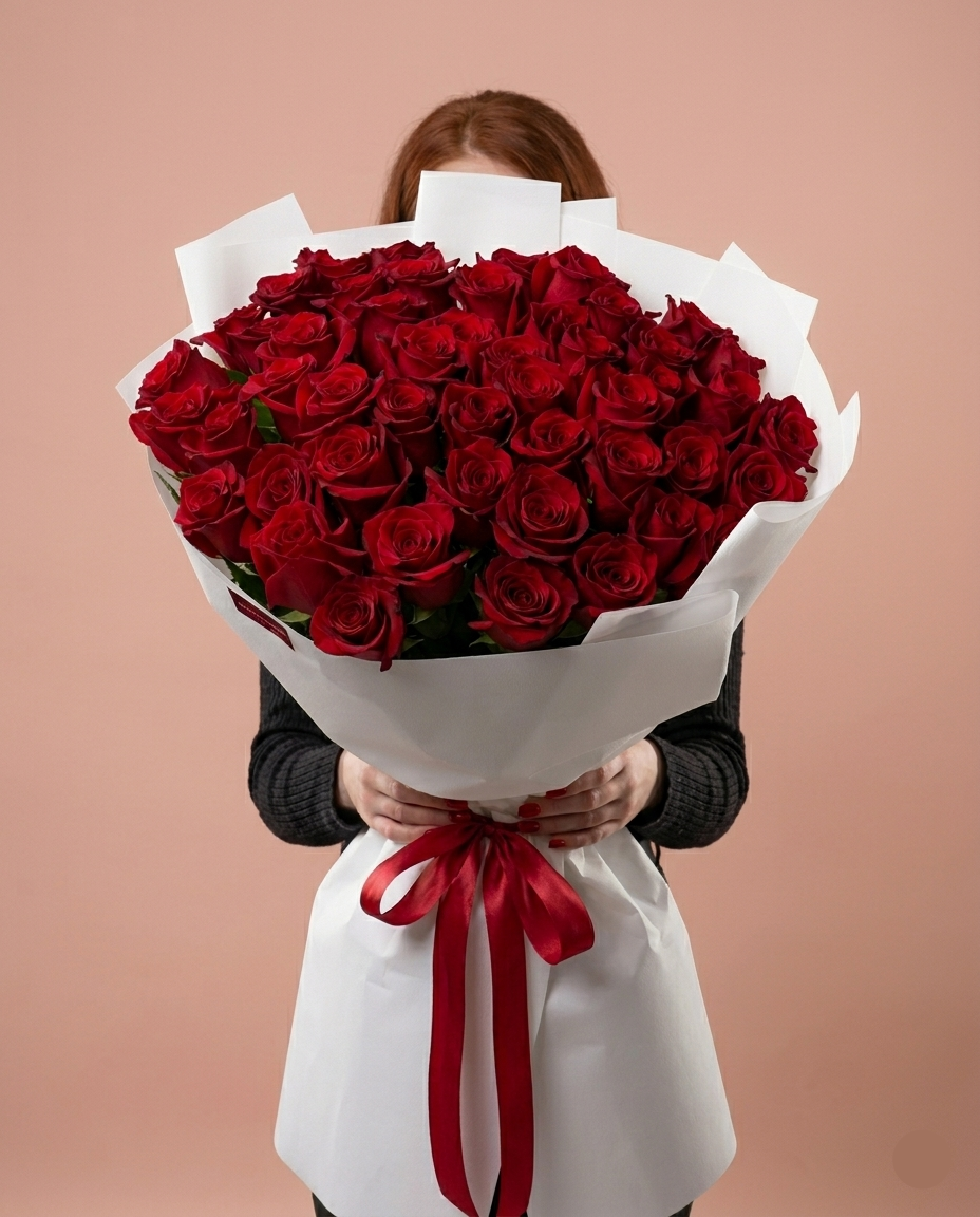 51 DELUXE RED ROSES