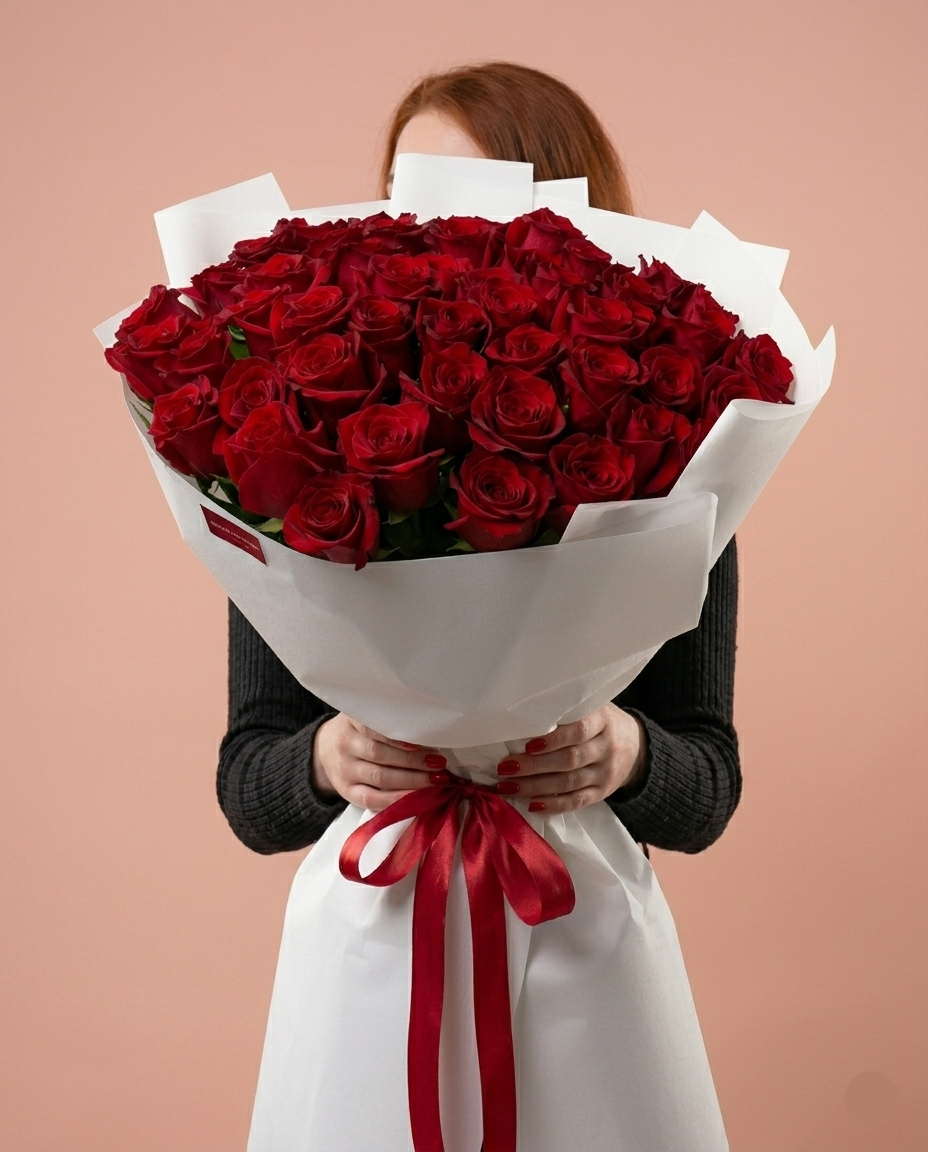 51 DELUXE RED ROSES