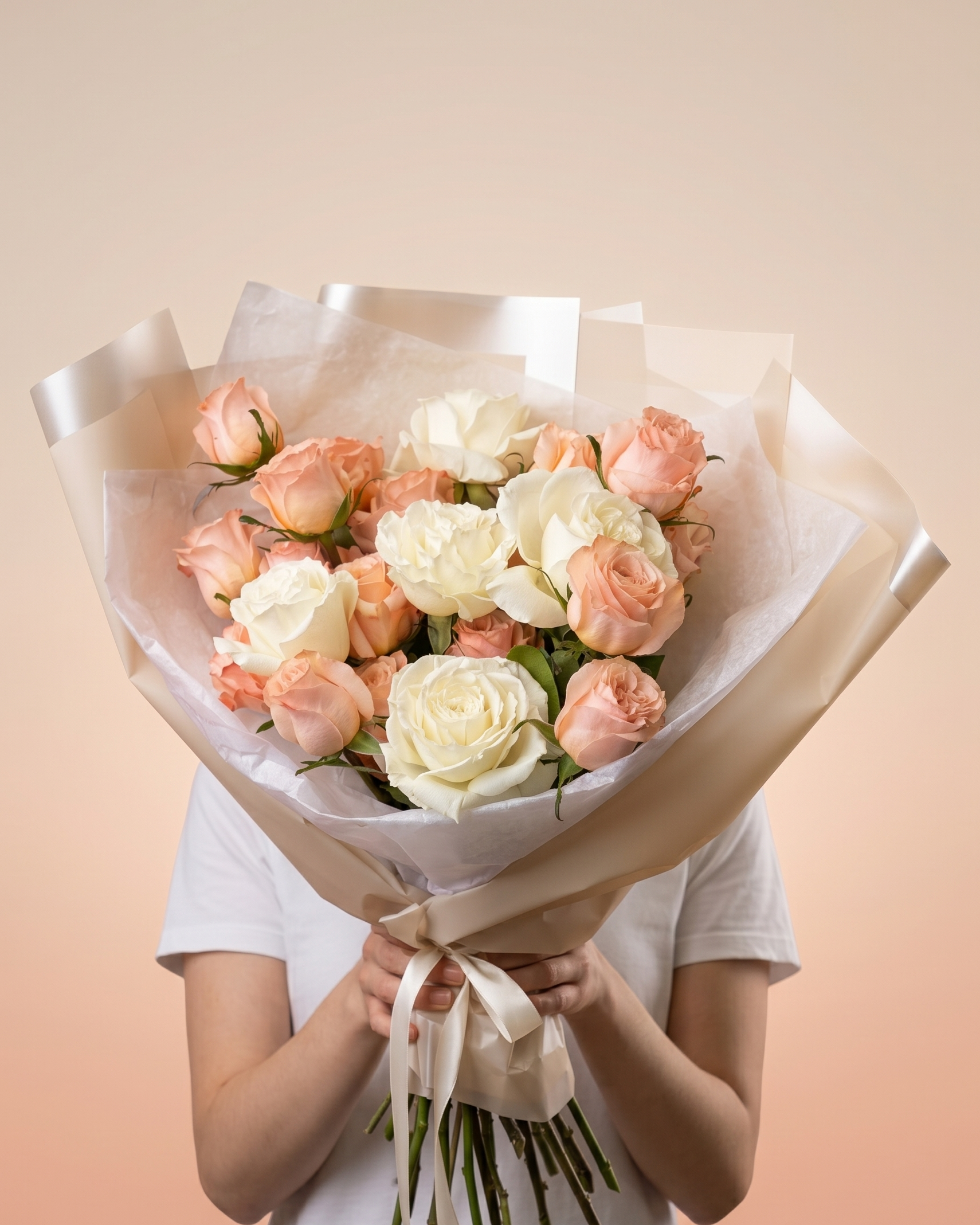 BLUSHING ROMANCE BOUQUET