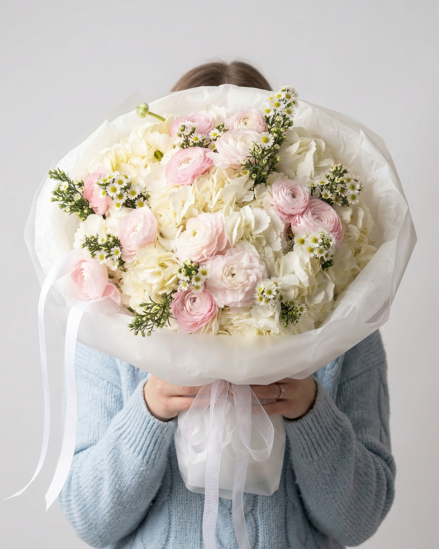Blush Cirrus Flower Bouquet