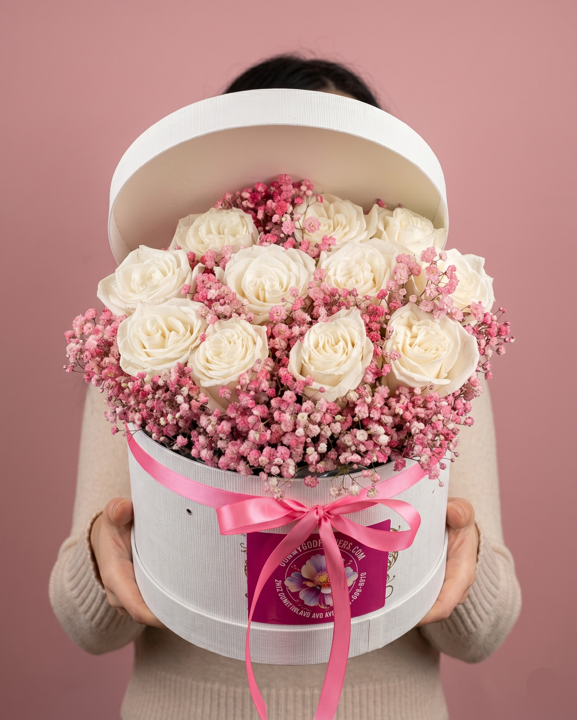 PINK CLOUD DREAMS FLOWER BOX