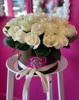 41 WHITE COMPLEMENT ROSES