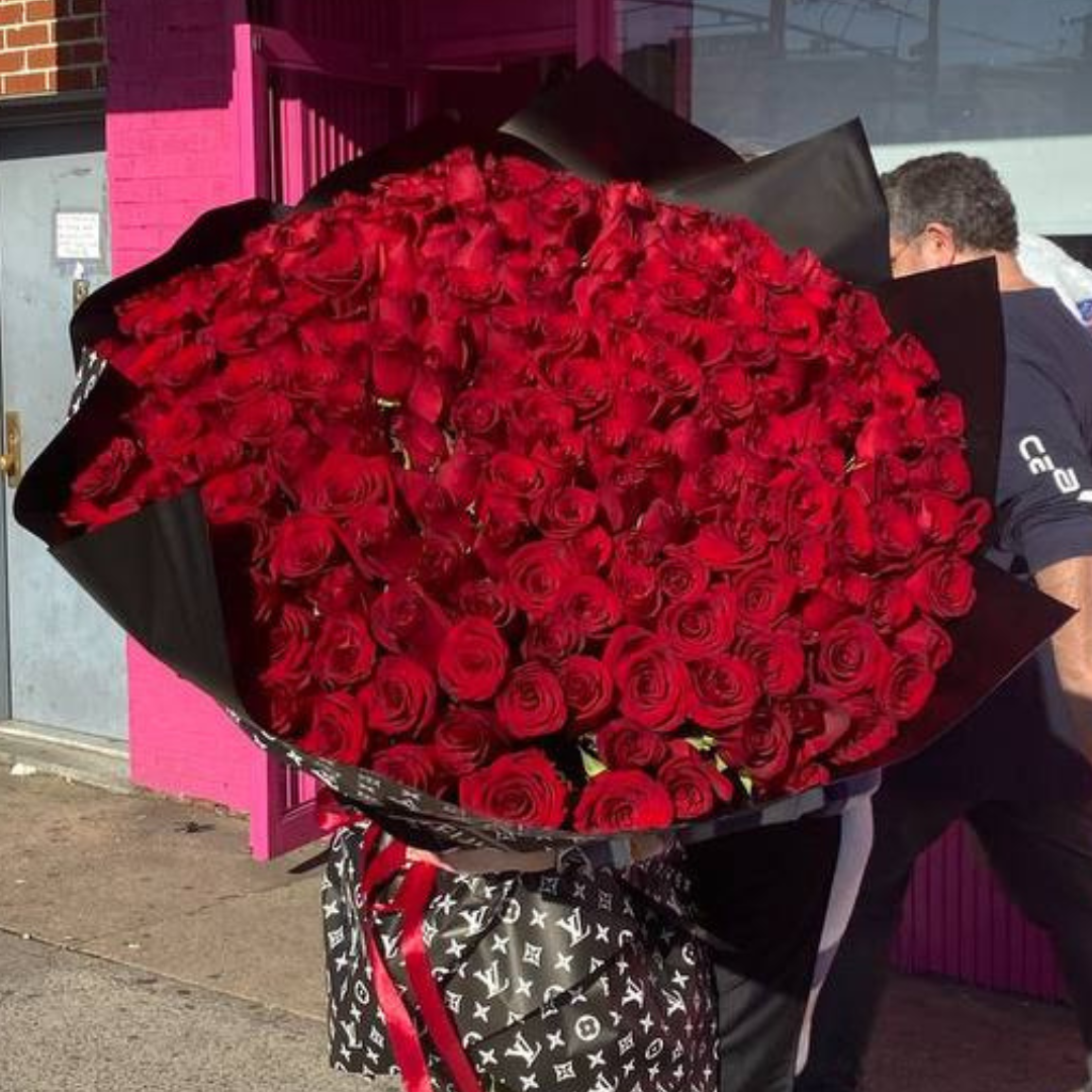 201 Long Stem Deluxe Red Roses – OH MY GOD FLOWERS