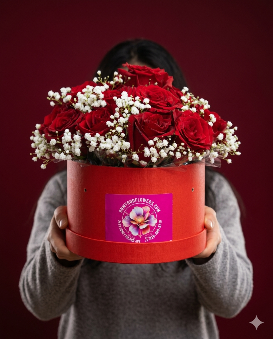 HEARTS IN BLOOM FLOWER BOX