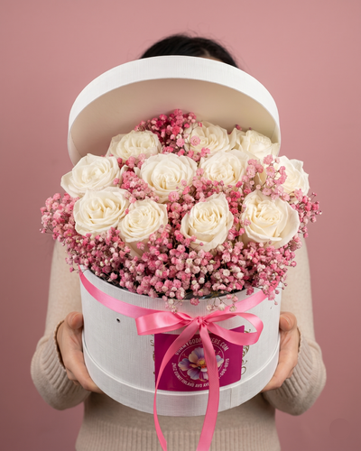 PINK CLOUD DREAMS FLOWER BOX
