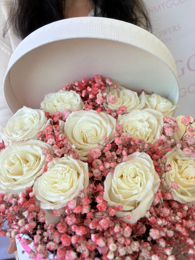 PINK CLOUD DREAMS FLOWER BOX