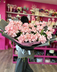 PINK ENCHANTMENT FRENCH ROSES BOUQUET